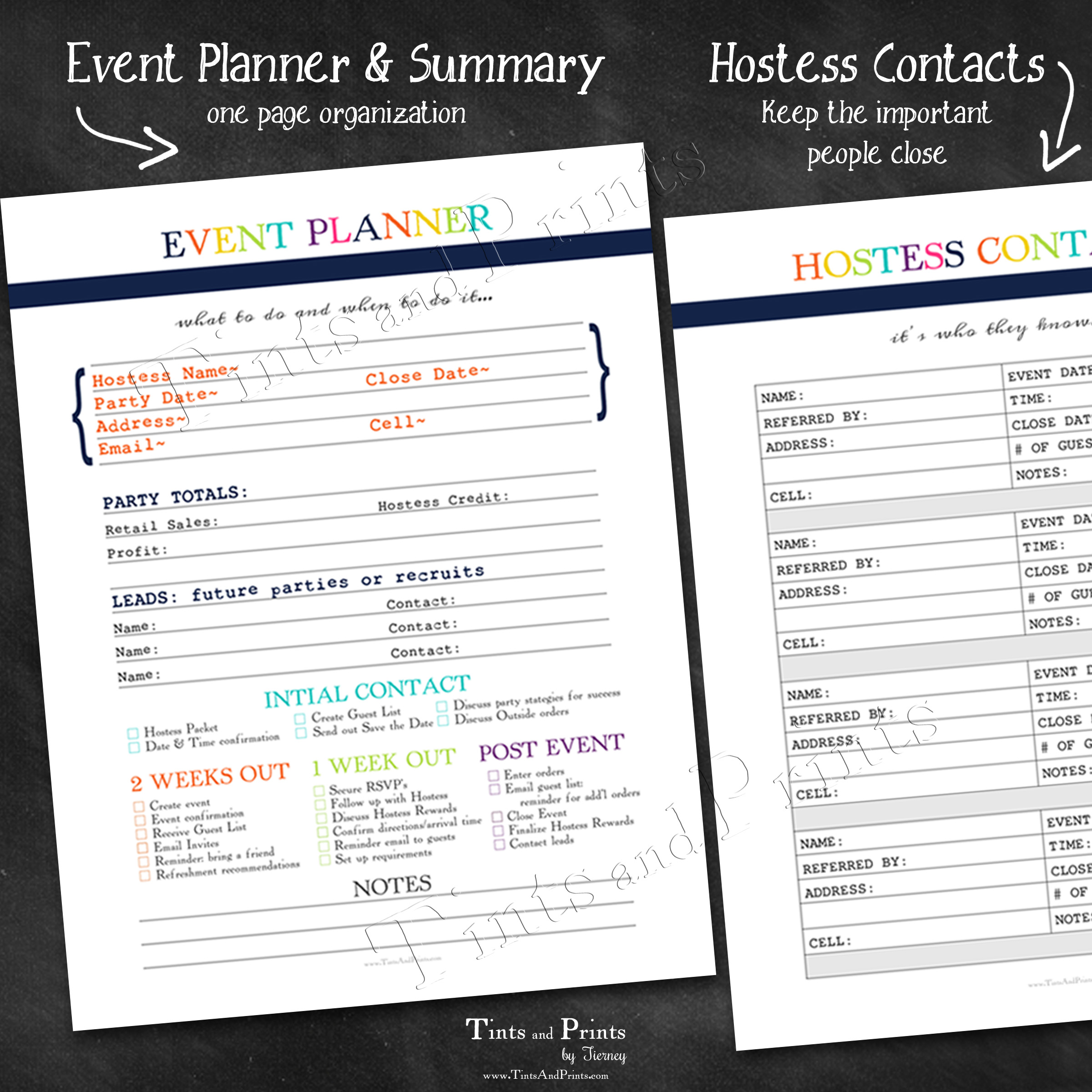 Direct Sales Printable Planner